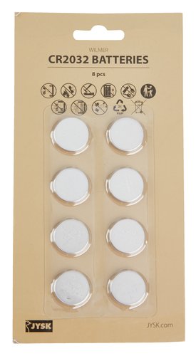 Batteries WILMER CR2032 8 pack