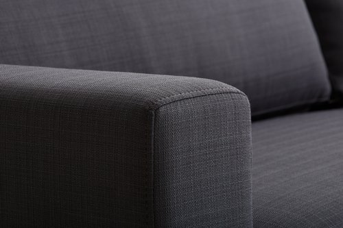 Sofa EGENSE 3-seater dark grey