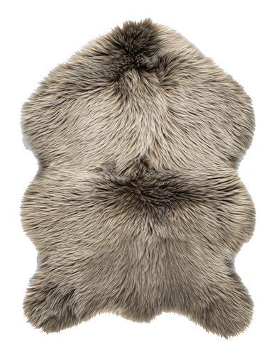 Faux lambskin TAKS 60x90 light brown