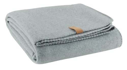 Throw DAGLILJE 130x170 fleece light grey
