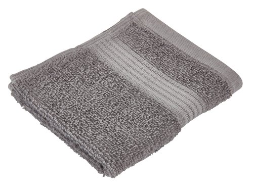 Face cloth KARLSTAD 28x30 grey KRONBORG