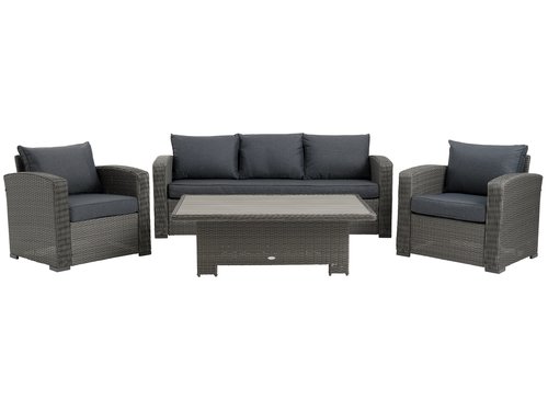 Lounge set VEMB 5-seater grey