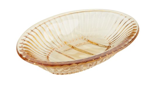Soap dish EDSVALLA recycled glass yellow