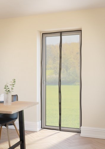 Insect screen BYGDIN 90x210 door black