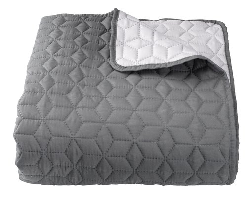 Bed throw ROSENTRE 160x220 grey