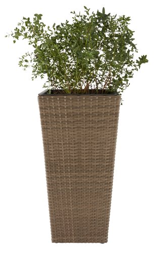 Planter basket BLOMMOR W36xL36xH70 natural
