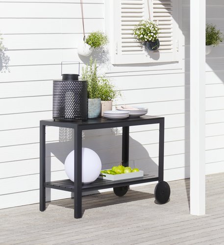 Trolley VALLEBO W45xL100xH74 black