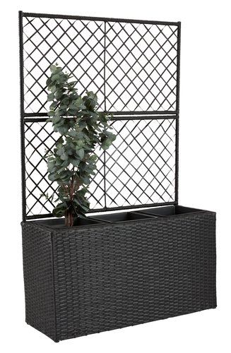 Planter box TRANA W30xL83xH130 black