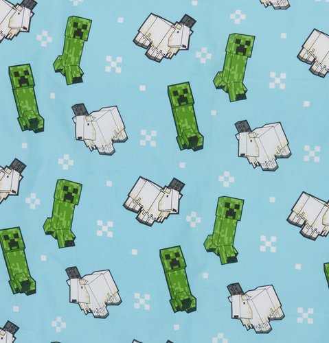 Duvet cover set MINECRAFT 2023 Single grey