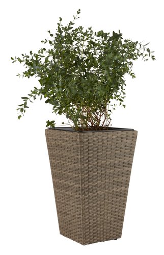 Planter basket BLOMMOR W31xL31xH50 natural