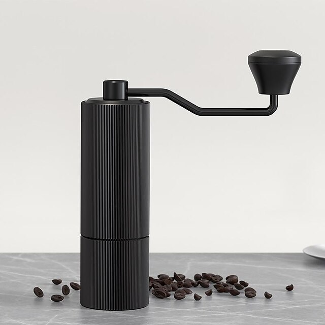 Manual Coffee Grinder ,Stainless Steel Conical Burr Mill Portable Hand Crank Coffee Bean Grinder for Espresso Gift