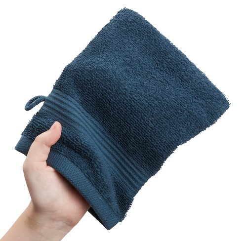 Wash glove KARLSTAD 15x20 navy
