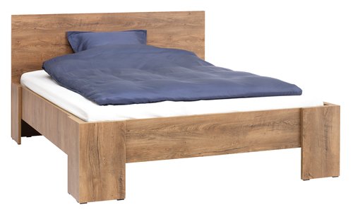 Bed frame VEDDE Super King wild oak
