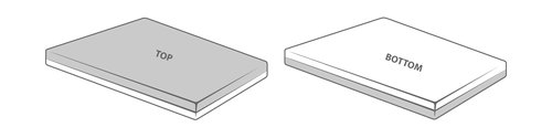 Flat sheet BOLETTE Double light grey