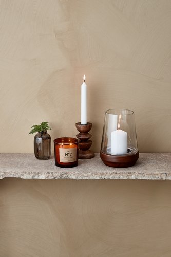 Pillar candle TORALF D7xH10cm white