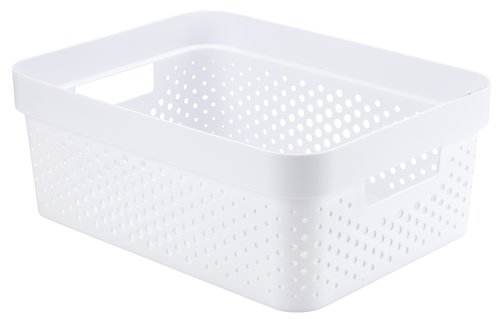 Basket INFINITY 11L plastic white