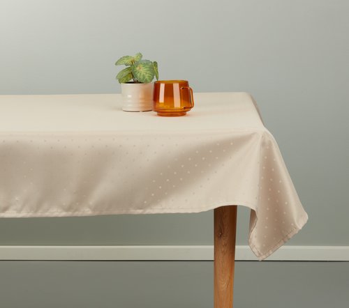 Tablecloth SKOGSTARR 140x240 beige