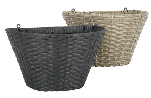 Hanging pot REDDIK W18xL30xH18 assorted