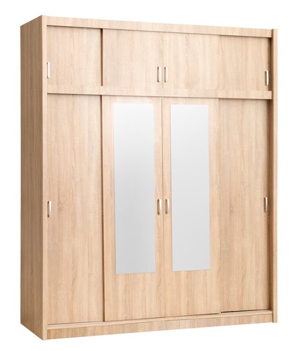 Wardrobe EVETOFTE 180x220 oak