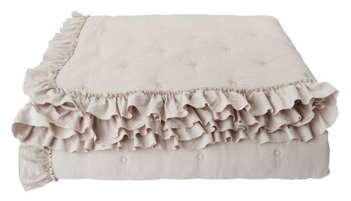 Bed throw DUNHAMMER 220x240 beige