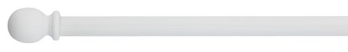 Curtain pole wood 180cm 28mm white