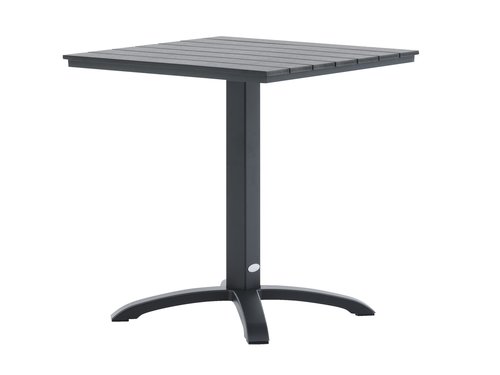 Bistro table HOBRO W70xL70 black