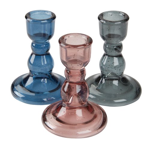 Candlestick TORLEK D7xH9cm assorted