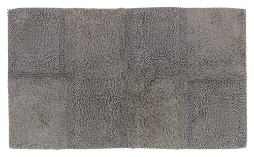 Bath mat RYDBO 50x80cm grey cotton