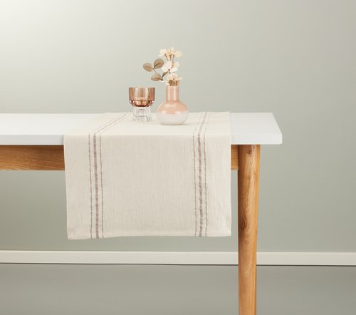 Table runner KASTANIE 38x150 natural
