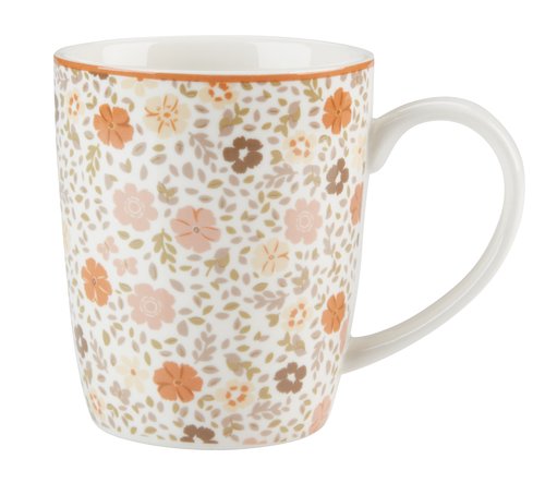 Mug VETLE D8xH10cm 350ml flower print