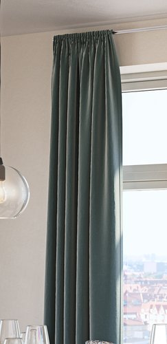 Curtain AUSTRA 1x140x300 velvet green