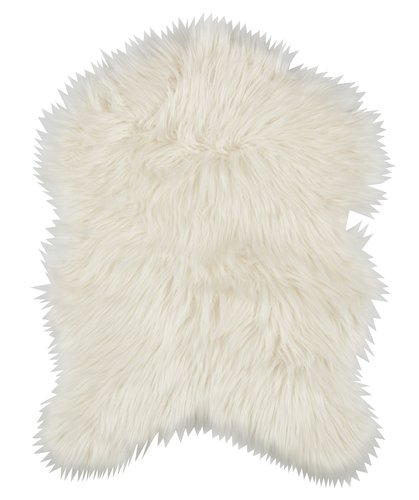 Faux lambskin BALSAMIN 50x70 white