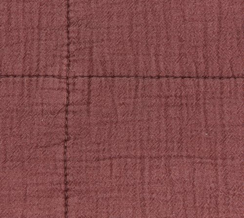 Quilted blanket VALMUE 130x180 plum
