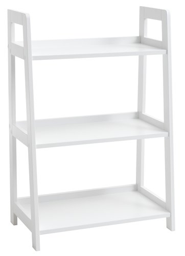 Bookcase HERNING 3 shelves white