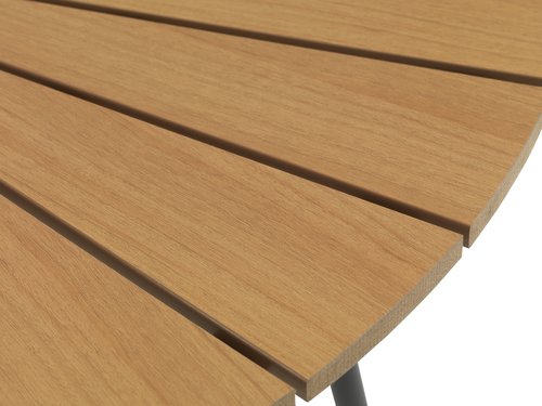 Garden table RANGSTRUP D130 natural/black