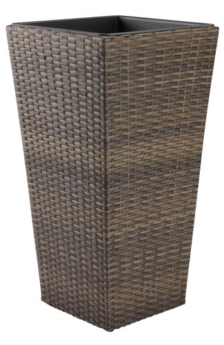 Planter basket BLOMMOR W36xL36xH70 brown
