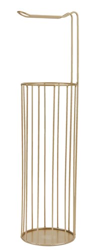 Toilet roll holder ALSTER D12xH49cm brass