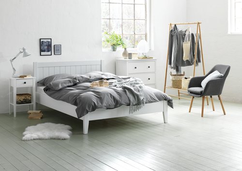 3 drawer chest NORDBY white