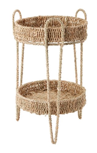 Pedestal BORRIS D26xH43cm natural
