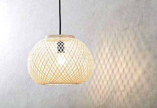 Pendant SIGVARD D35xH25cm bamboo