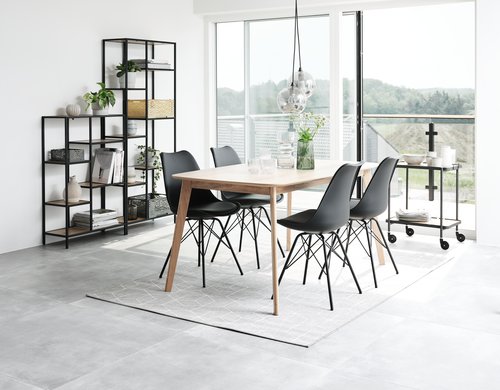 Trolley GANGSTED oak/black
