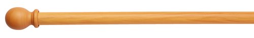 Curtain pole wood 240cm 28mm pine