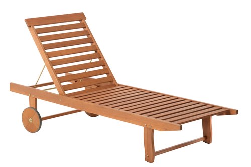 Sun lounger MANDAL W70xL205 hardwood