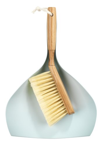 Dustpan and brush MILO w/bamboo handle