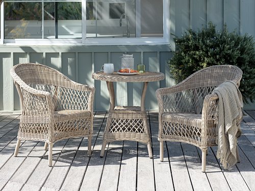 MAGLEBJERG D70 table + 2 MAGLEBJERG chair natural