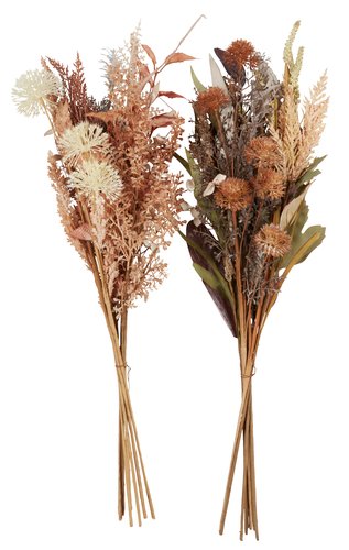 Artificial bouquet DAVID H65cm assorted
