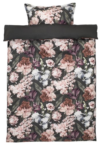 Duvet cover set ELLA sateen Single purple