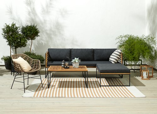 Lounge table UGILT W60xL90xH43 hardwood