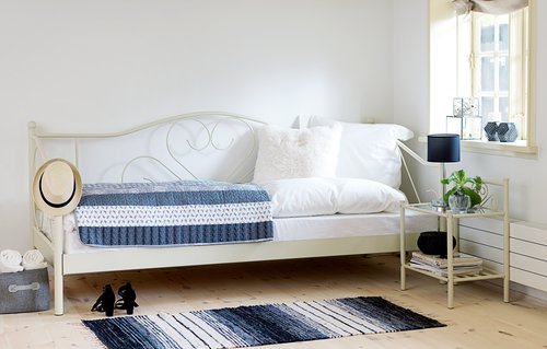 Junior bed frame RINGE SGL excl. slats cream