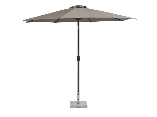 Market parasol AGGER D300 olive